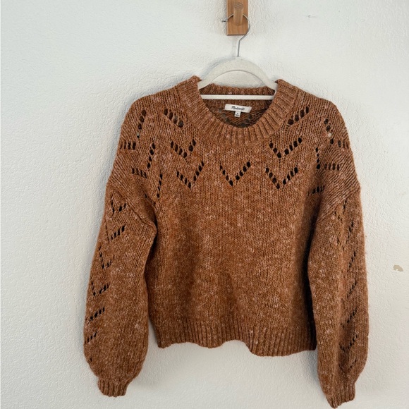 Madewell Sweaters - Madewell Brown Crew Neck Sweater